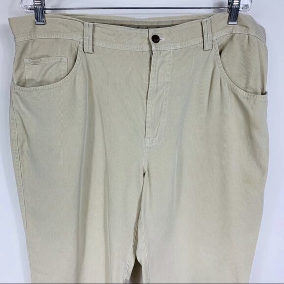 Silk Tan Pants Slacks Sz 40x 30 Pusser’s Island Summer Cream - Picture 3 of 7